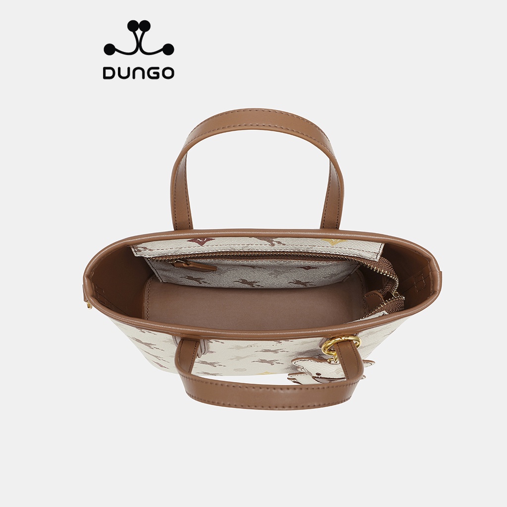 Túi Xách NUCELLE Monogram Charm Gấu Nâu/ Xanh NU1172051