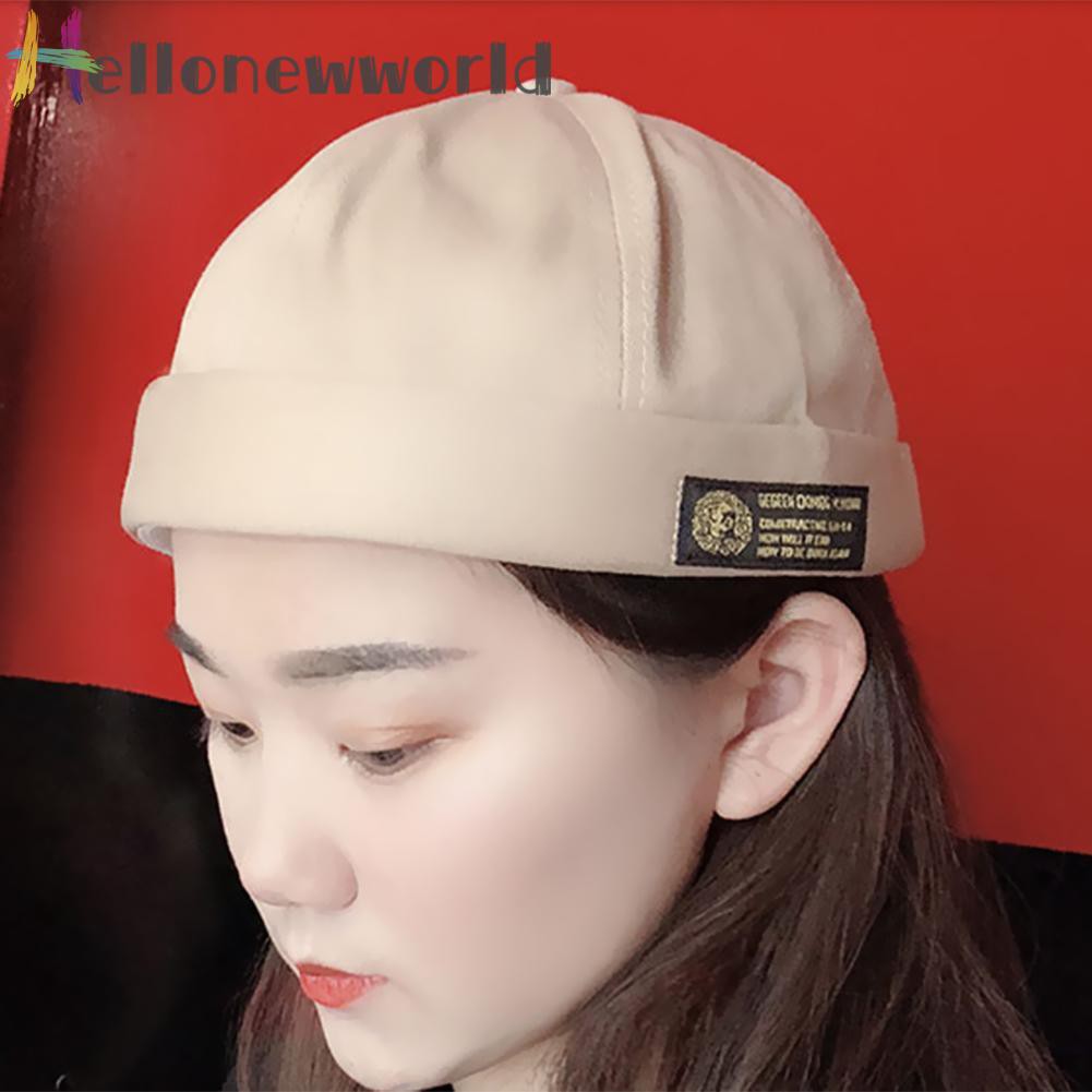 Mũ Lưỡi Trai Cotton Không Vành Thoáng Khí Phong Cách Hiphop Dành Cho Nam Và Nữ