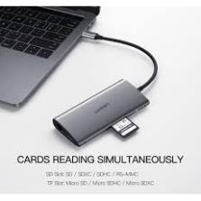 Cáp USB type-C to VGA/USB 3.0/SD/TF/Lan Ugreen 50539