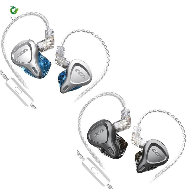 CCA CSN HIFI in Ear Wired Earphone for KZ ZSN PRO with Mic Blue