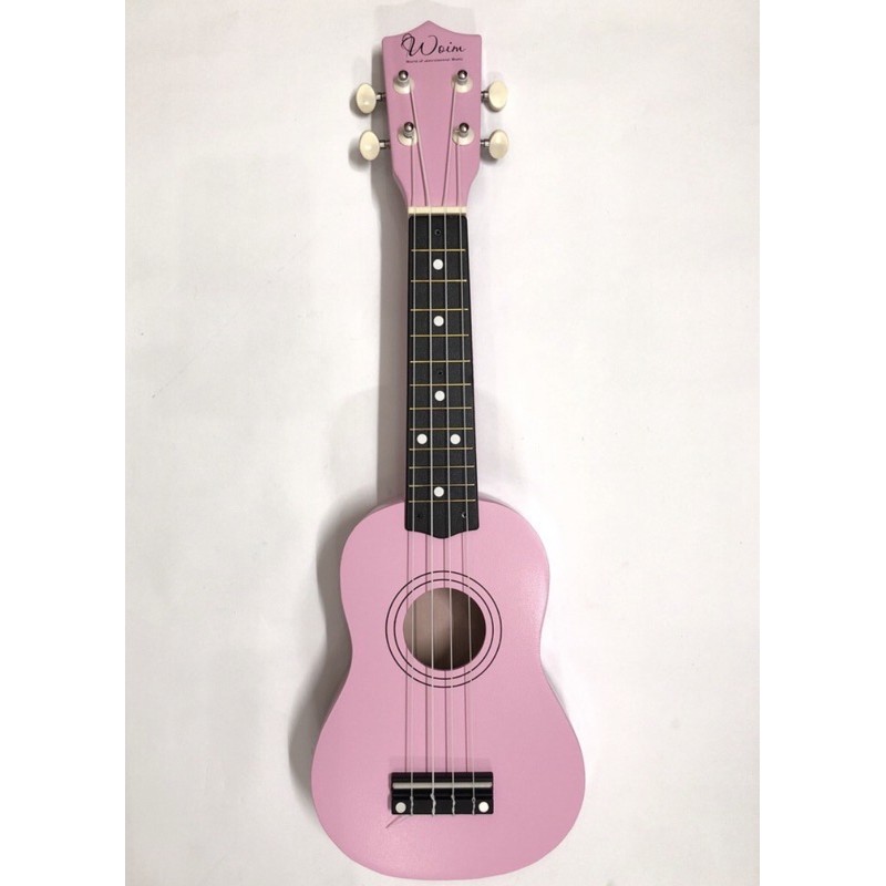 ukulele màu hồng phấn