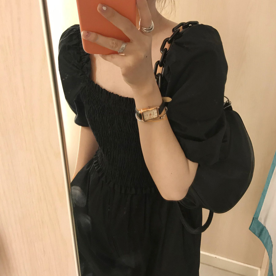 Xiaozhainv Túi đeo chéo dây xích phong cách Hàn Quốc trẻ trung sành điệu cho nữ