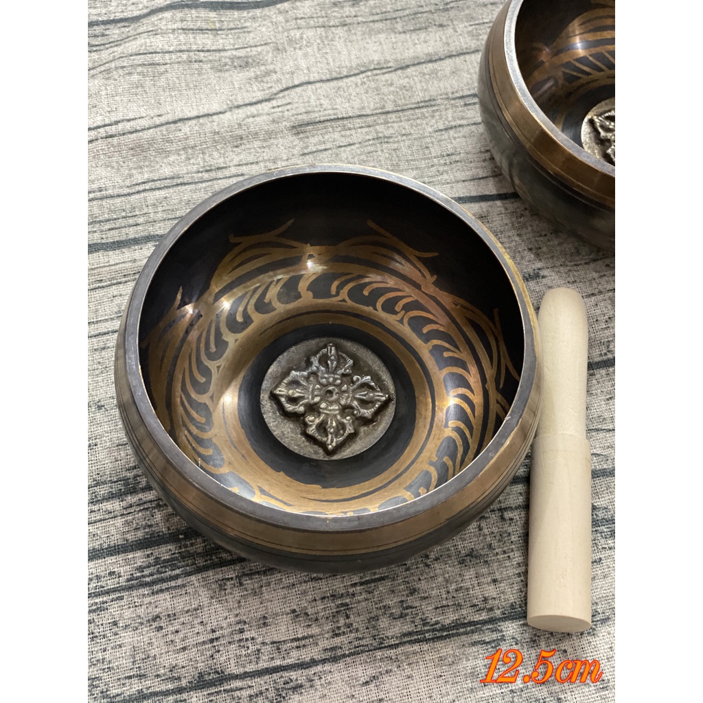 Chuông xoay trị liệu Tây Tạng 12.5cm