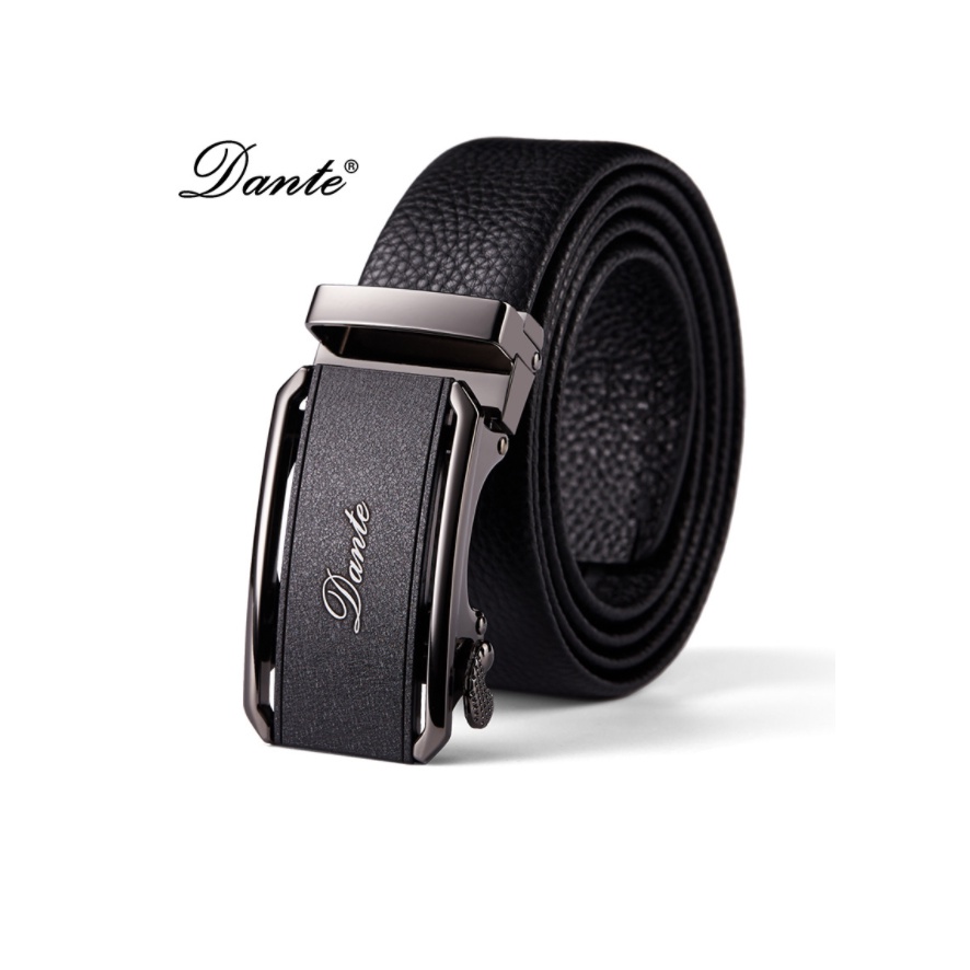 Thắt lưng nam da bò nguyên chất mặt khóa tự động hợp kim cao cấp