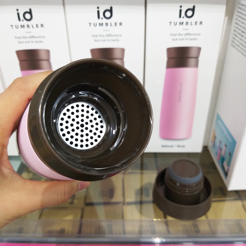 Bình Giữ Nhiệt I.D Tumbler Bằng Thép Không Gỉ Lock&amp;Lock LHC4230 450ml Hồng
