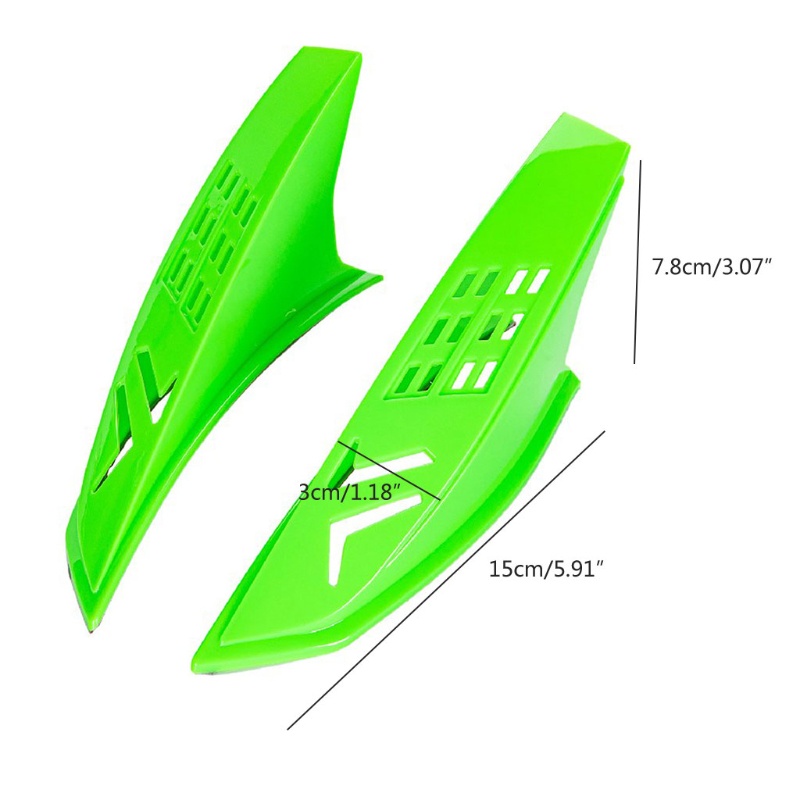 Set 2 Miếng Dán Trang Trí Nón Bảo Hiểm Xe Máy Hình Chiếc Sừng Dễ Thương
