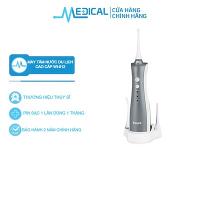 Máy tăm nước du lịch cao cấp B.Well Swiss WI-912 giúp vệ sinh răng miệng hiệu quả - MEDICAL