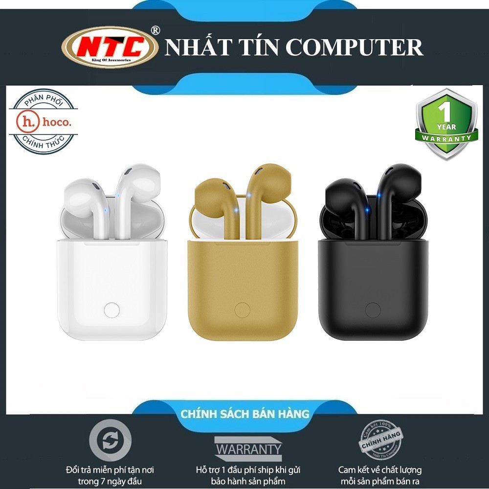 [Mã ELMSBC giảm 8% đơn 300K] Tai nghe Bluetooth TWS Hoco ES28 Original series V5.0, Tăng giảm âm lượng trên tai