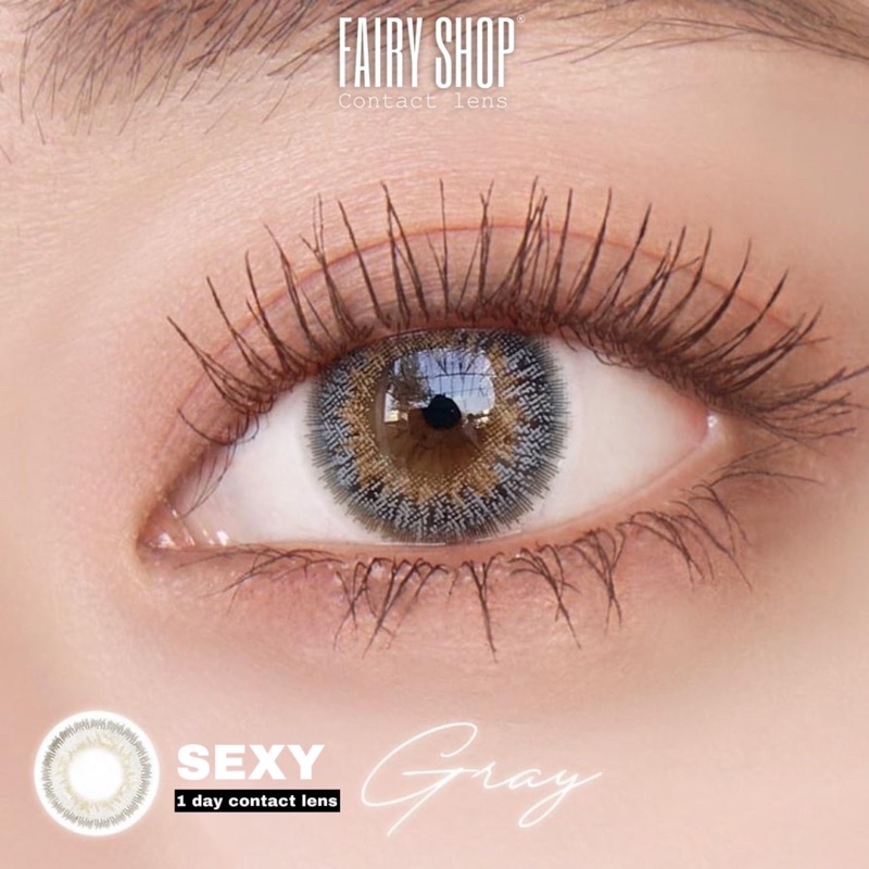 Lens 1 Ngày Sexy Gray - Kính Áp Tròng Cao Cấp 1 Ngày FAIRY SHOP CONTACT LENS