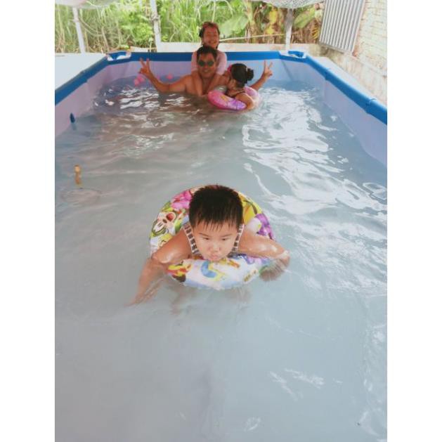 Bể Bơi Khung Kim Loại 4mx2m