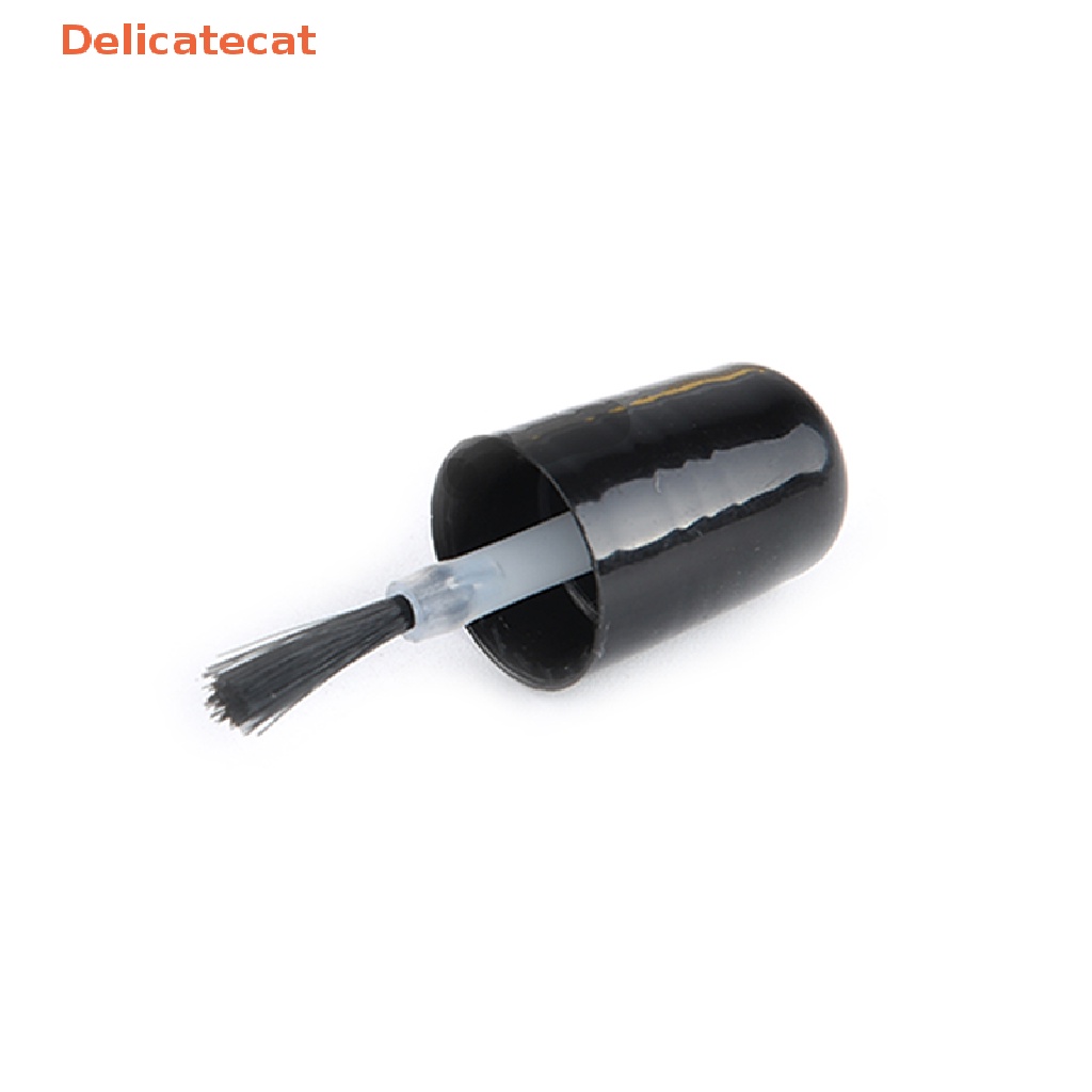 Lọ Thủy Tinh Rỗng Trong Suốt Đựng Nước Sơn Móng Tay 2ml / 3ml Có Nắp Đen
