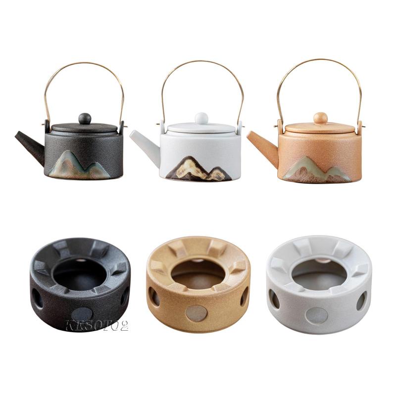 Ấm Trà Bằng Sứ 350ml Có Tay Cầm Tiện Dụng Cho Gia Đình 350ml