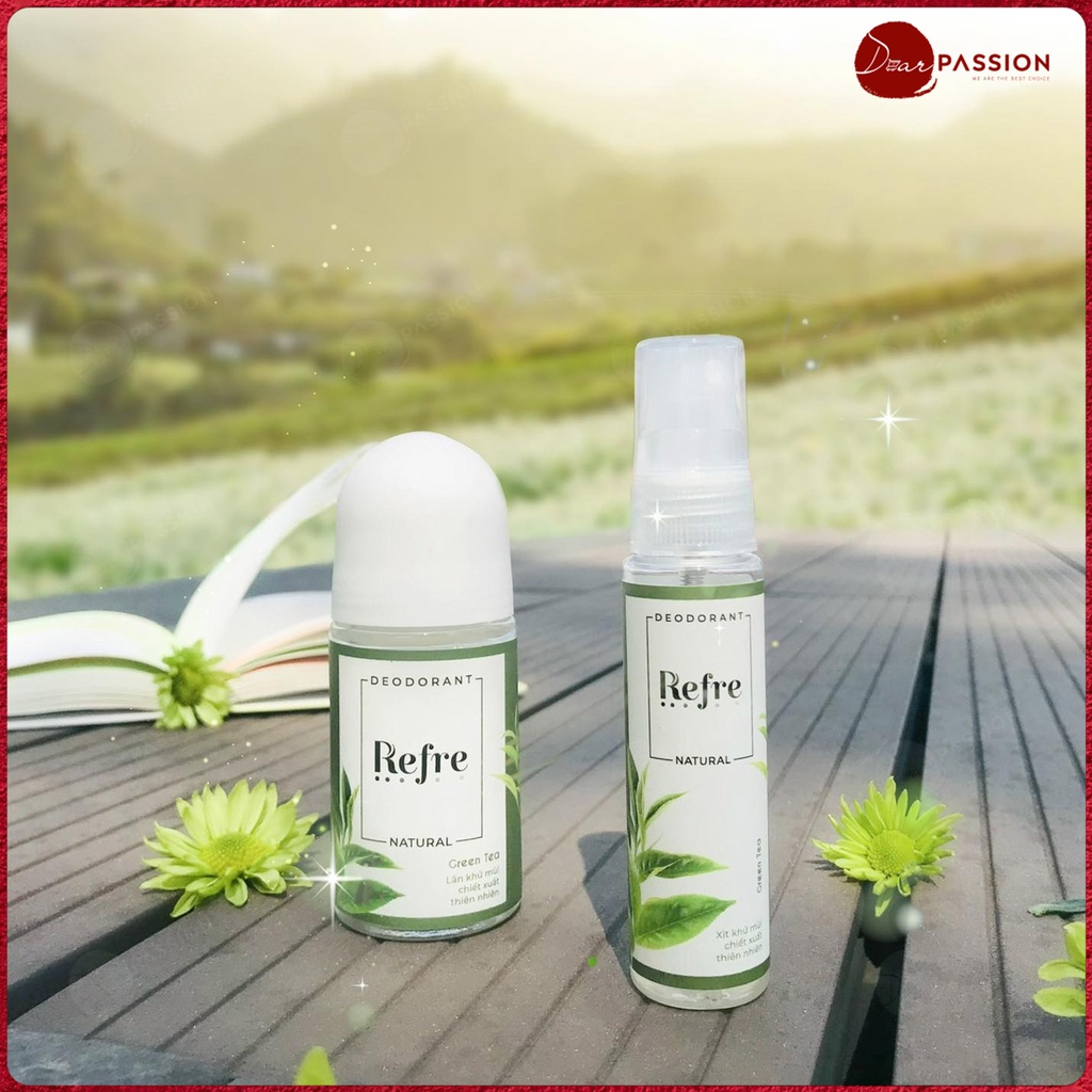 Xịt Khử Mùi Refre Dưỡng Trắng Hương Nước Hoa - Hương Thiên Nhiên Refre Whitening 6ml
