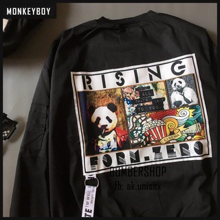 [Ảnh thật 100%] Áo khoác Bomber PANDA.RI (Hàng thiết kế) [Monkeyboy]