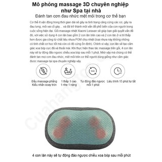 Gối massage nhiệt XM Leravan