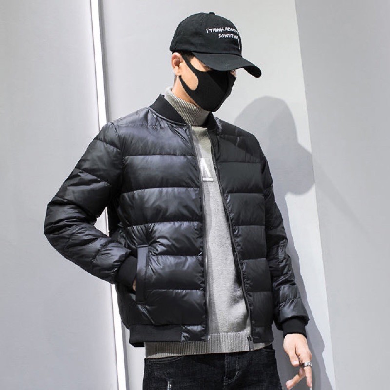[Order- SẴN XANH RÊU XL] Áo khoác phao lông vũ siêu nhẹ