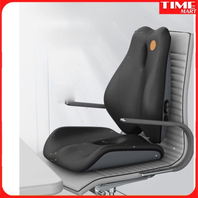 [CHÍNH HÃNG] Đệm tựa lưng massage thắt lưng. Mát sa lưng chống đau mỏi lưng và thắt lưng [TIME_MART siêu thị tiện ích]