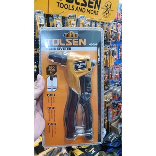 Kìm bấm đinh rút thép 8" tolsen 43099