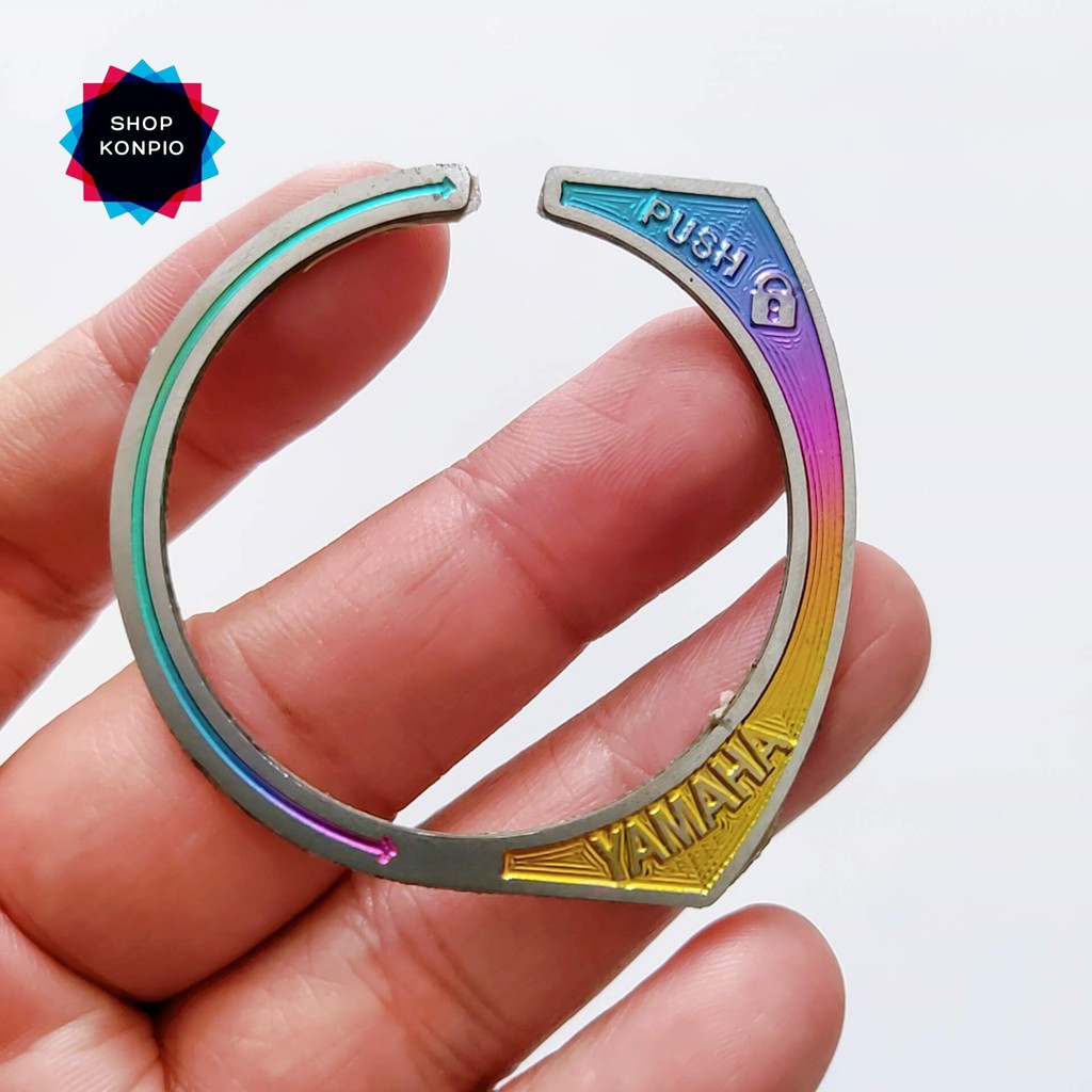 Tem Titan Dán Ổ Khoá Exciter 155 Điện Phân Chống Bay Màu