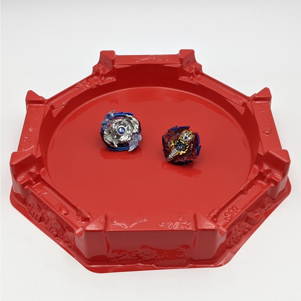 Bộ 4 Con quay BeyBlade + 2 Tay phóng + 1 Sàn đấu - Con quay vòng xoay thần tốc