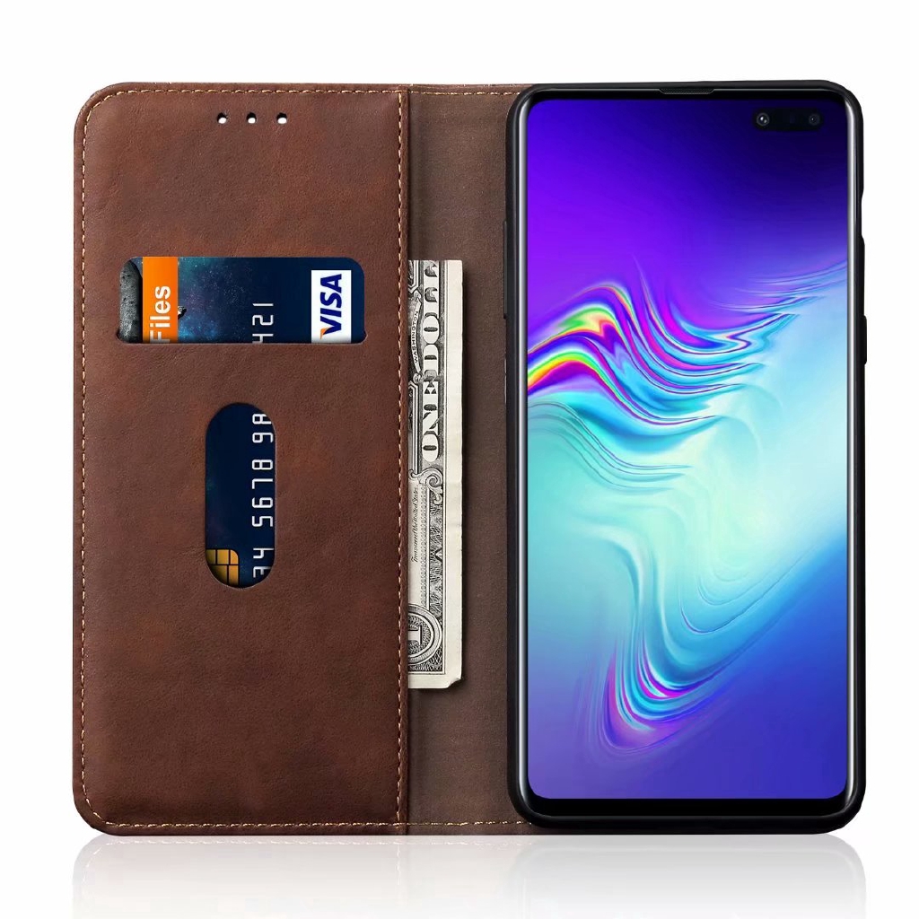 Ốp lưng điện thoại dạng ví da lật cổ điển dành cho Samsung Galaxy S10E S10 Plus A80 A90 A60 A50 A40 M30 M20 | BigBuy360 - bigbuy360.vn