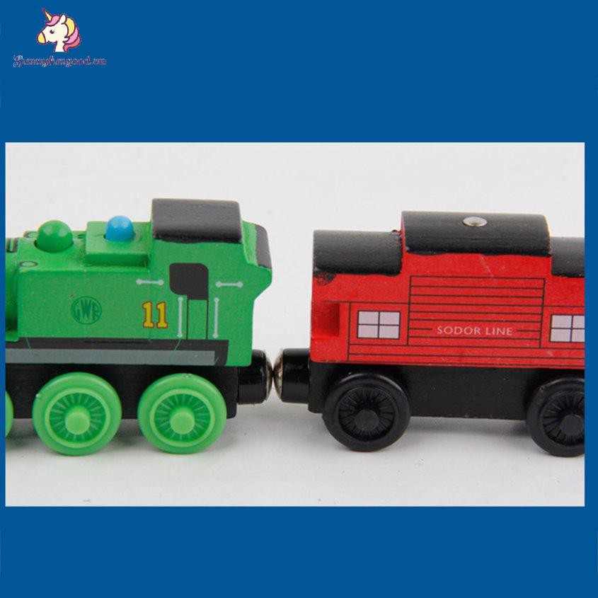 Bộ Đồ Chơi Tàu Lửa Nam Châm Bằng Gỗ Cho Bé