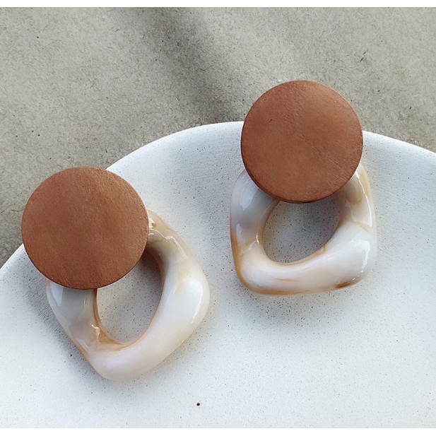 Khuyên Tai Chuỗi Tròn Đơn Giản Cổ Điển Cho Nữ