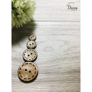 Nút gỗ Handmade set 5 nút