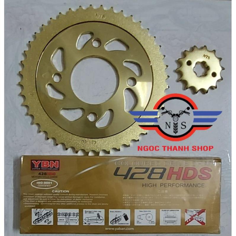 Bán bộ nhông xích đĩa nhông sên đĩa Brixton BX BX150 BX 150 NTS