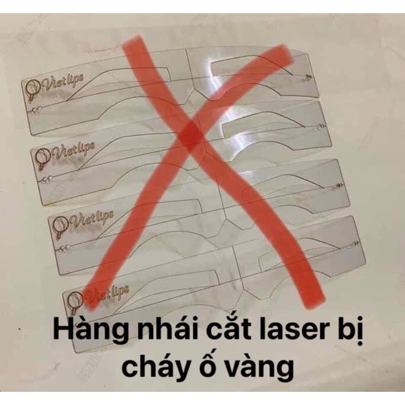 KHUÂN  VẼ MÀY VIETLIP 5 DÁNG THIẾT KẾ  ĐẸP CHUẨN MASTER