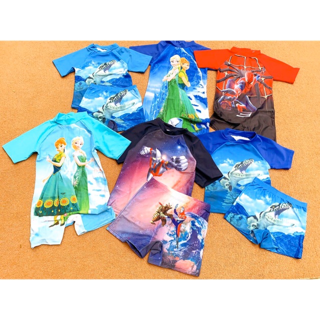 Bộ bơi disney bé trai bé gái