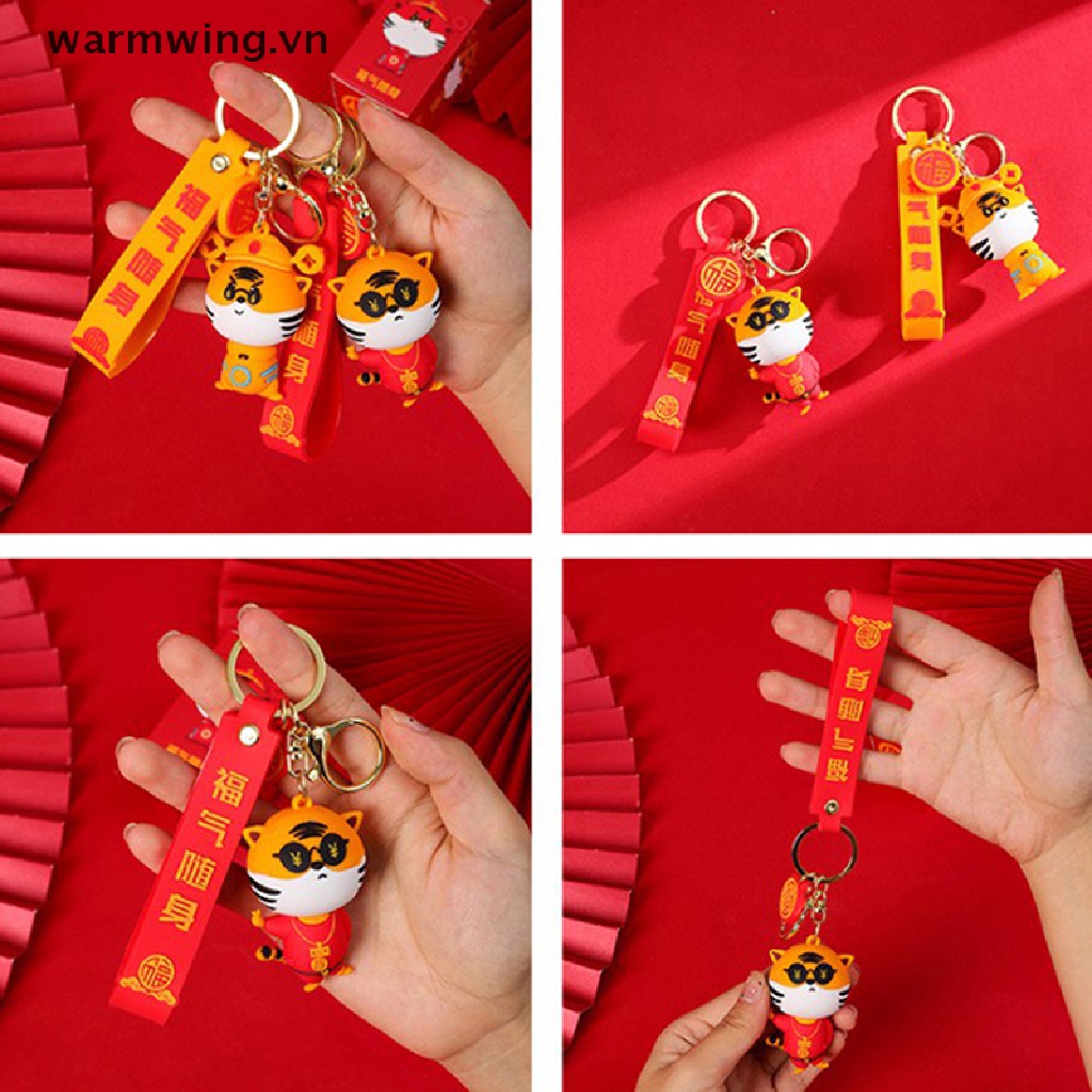 Móc Khóa Hình Hổ Dễ Thương