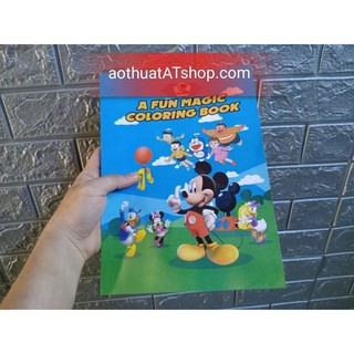 dụng cụ ảo thuật sách đổi màu doraemon , chuột mickey size lớn
