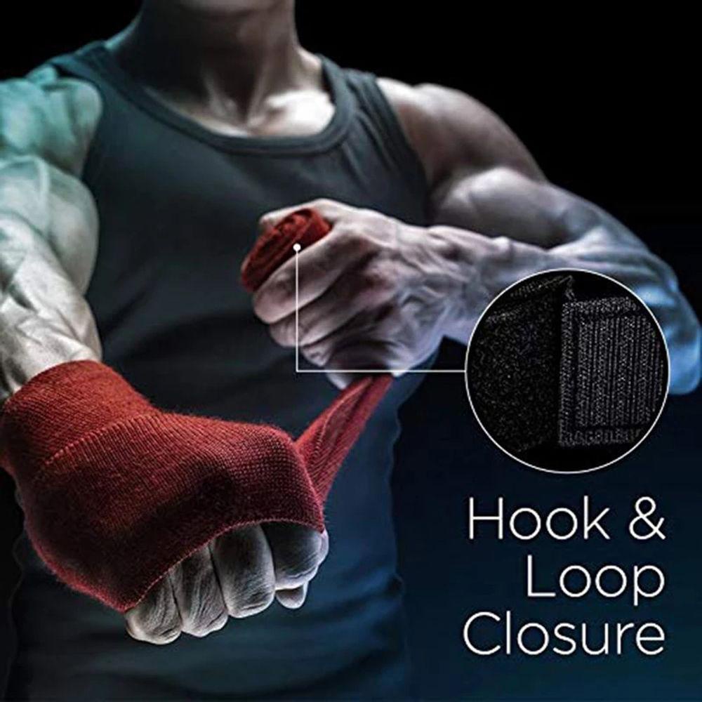 MIQUEL Băng Quấn Bảo Vệ Cổ Tay Bằng Cotton 2.5m Hỗ Trợ Tập Boxing