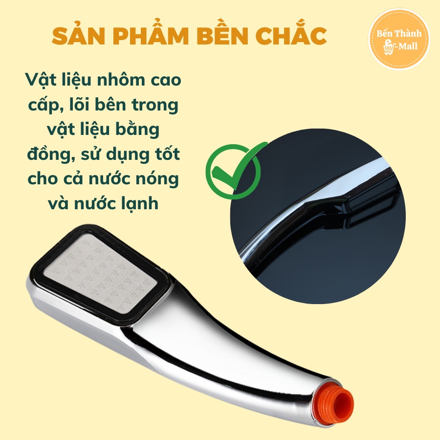 ✈️ [Freeship] VÒI HOA SEN TĂNG ÁP CAO CẤP MẶT VUÔNG KHÔNG GỈ SIÊU BỀN