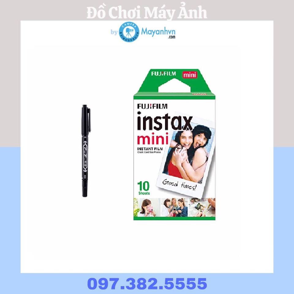 Film Instax Mini - White frame (10 tấm)