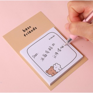 Tập giấy note 30 tờ Cute Bear