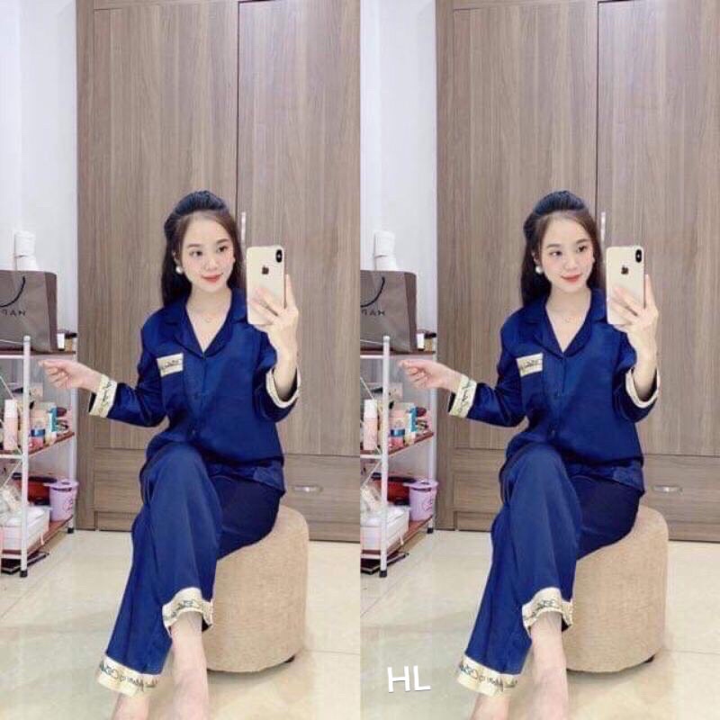 BỘ PIjAMA LỤA DÀI TAY ( nhiều màu) | BigBuy360 - bigbuy360.vn