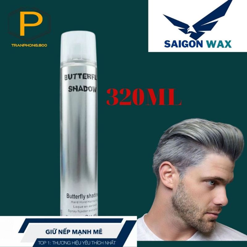gôm xịt tóc nam, xịt tạo phồng tóc, 320ML