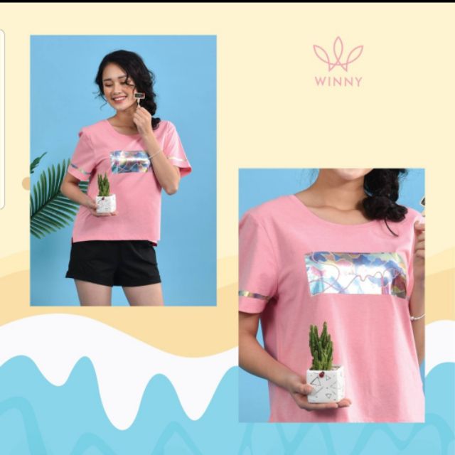 Bộ mặc nhà áo cộc tay quần sooc cotton 4513 Giá 388.000đ