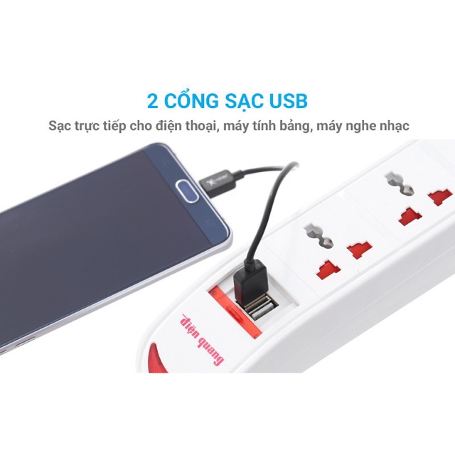 Ổ cắm Usb Điện quang 5 mét