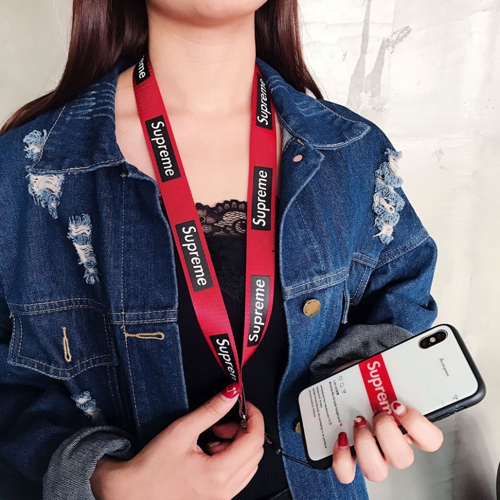Dây đeo thẻ học sinh sinh viên Dây đeo điện thoại Dây đeo thẻ strap bản to Siêu Bền - GIAO MÀU NGẦU NHIÊN