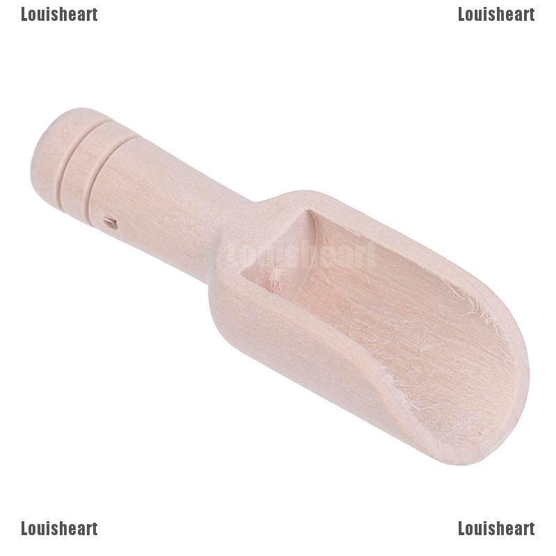 Bộ 3 Muỗng Gỗ Múc Muối Tắm / Kẹo / Bột Tiện Dụng