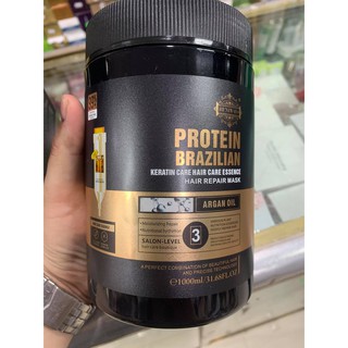Kem hấp ủ tóc Heniways Protein Brazilian 1000ml