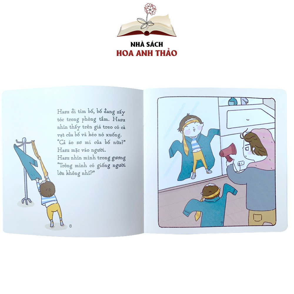 Sách - Ehon Những câu chuyện kỳ lạ của Hasu 4-6 tuổi cho bé phát triển sự sáng tạo (Bộ 4 quyển)