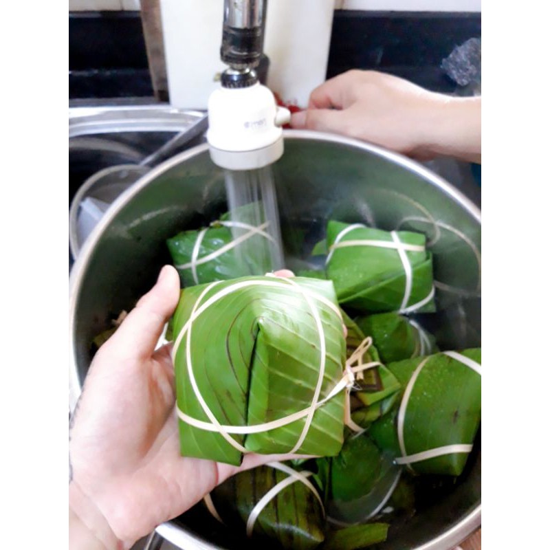 Bột gạo tẻ lọc handmade 200g làm bánh giò, bánh đúc, bánh tẻ (tặng ct bánh giò nhà làm)