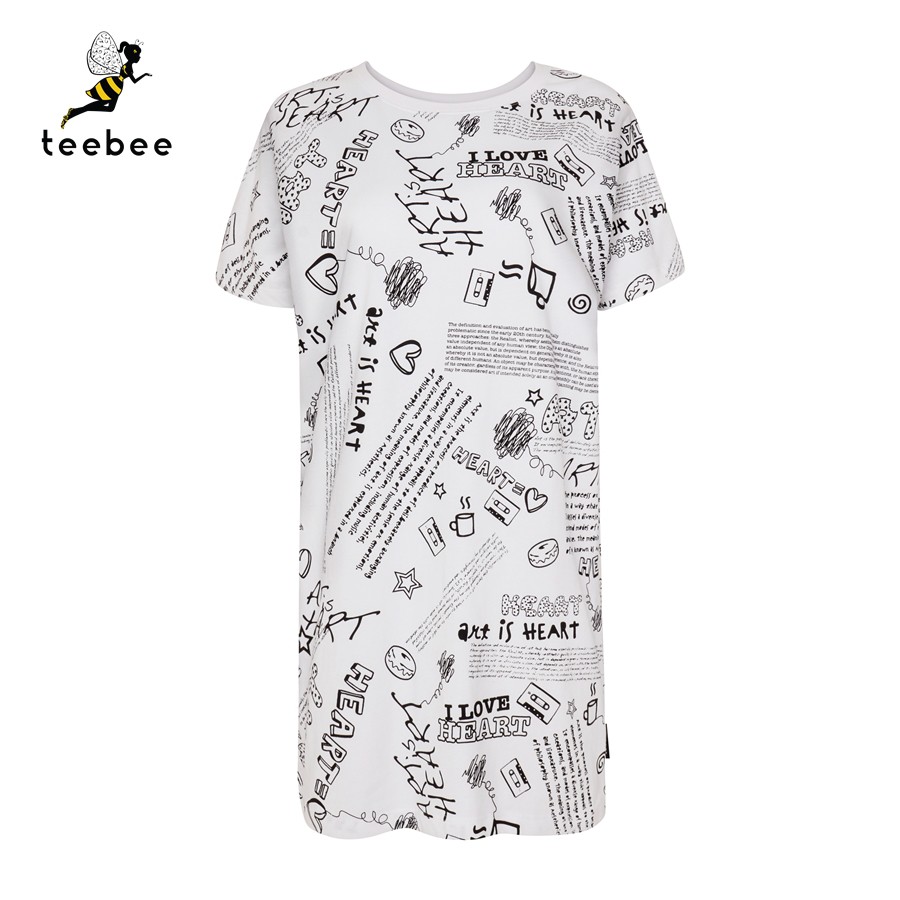 Đầm thun nữ thời trang TeeBee DTB002, form suông FreeSize | Shopee Viêt Nam