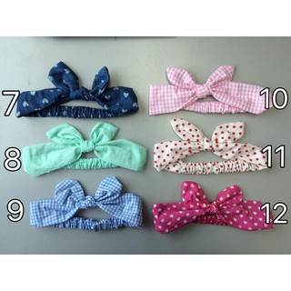 combo 5 turban nơ thỏ cho bé