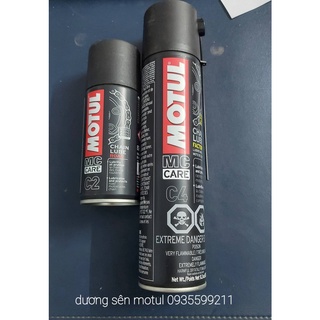 Xịt dưỡng sên xích motul mc care chani lube road c2 và c4