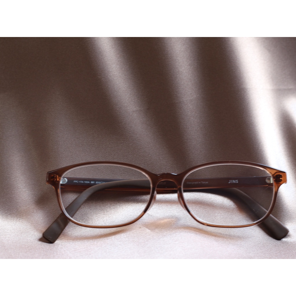 Mắt Kính Gọng Kính Vuông JINS Second Hand Nhật Bản Chính Hãng - JP42